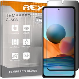 Kal-Verre Trempé Anti Espionnage Pour Xiaomi Redmi Note 10 Pro, Protecteur D'écran Qualité Supérieure