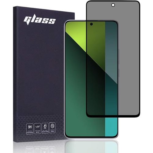 Kal-Verre Trempé Anti-Espion Pour Xiaomi Poco X6/Xiaomi Redmi Note 13 Pro 5g Protection D'écran Anti-Espion, Verre Trempé Protection D'écran, Écran Anti Espion, Anti-Rayures, Sans Bulles