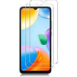 Kal-Lot De 2 Films De Protection D'écran En Verre Trempé Véritable Trempé 9h Transparent Anti-Rayures Compatible Avec Xiaomi Redmi 10c