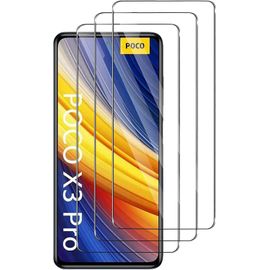 Kal-Quanen Lot De 3, Verre Trempé Pour Xiaomi Poco X3 Nfc/Poco X3 Pro, Film Protection Écran - Anti Rayures - Sans Bulles D'air -Ultra Résistant (Hd Ultra Transparent) Dureté 9h Glass