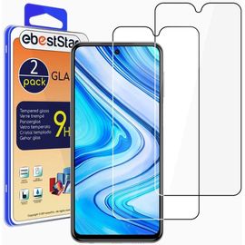KAL-- Verre Trempé X2 Pour Xiaomi Redmi Note 9 Pro / 9S, Vitre Protection, Film Anti Casse, Anti Rayures, Sans Bulles