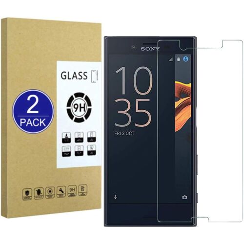KAL-[2 Pièces Compatible Avec Le Protecteur D'Écran Sony Xperia X Compact,Film De Protection 2.5D[Dureté 9H,Installation Facile,Incassable] Qualité Supérieure Film En Verre Trempé