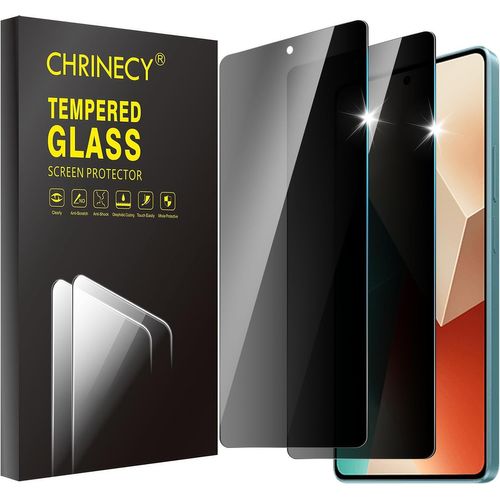 Kal-Pcs Protection Ecran Pour Xiaomi Redmi Note 13 4g / 5g, Privacy Film De Protection En Verre Trempé, Écran Anti-Rayures, Anti-Emprenites Digitales, Haute Définition, Sans Bulles