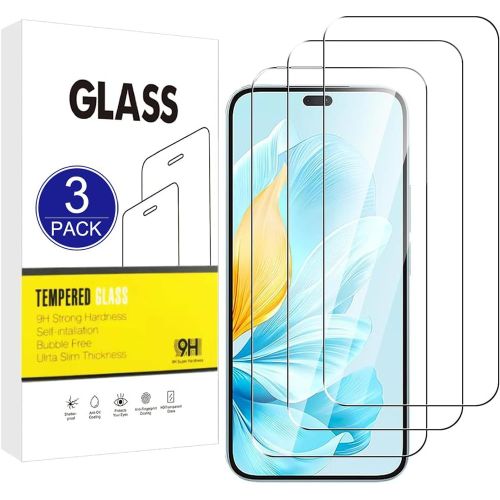 KAL-[3 Pièces] Compatible Avec Le Protecteur D'Écran Honor 200 Lite/Honor X8B,Film De Protection 2.5D[Dureté 9H,Incassable] Film En Verre Trempé