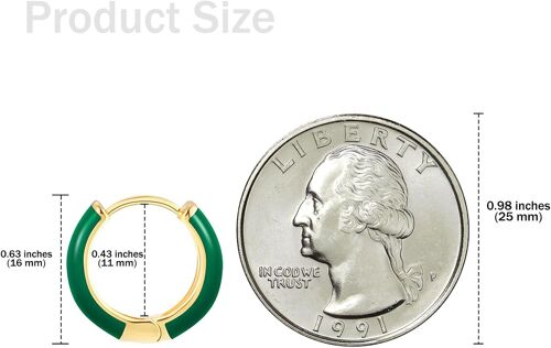 Kalanka-Mesovor Boucles D'oreilles De Cerceau En Or Pour Femmes, Boucles D'oreilles Légères Plaquées En Or 18k | Boucles D'oreilles Hypoallergéniques Cadeaux Pour Les Filles