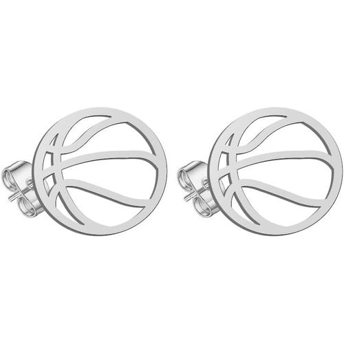 Chenquansarl-Boucle Doreille Délicate De Basket-Ball Boucles D'oreilles À Tige De Basket-Ball Bijoux Uniques De Ballon De Sport À La Mode Pour Les Amateurs De Basket-Ball D'entraîneur D'athlèt
