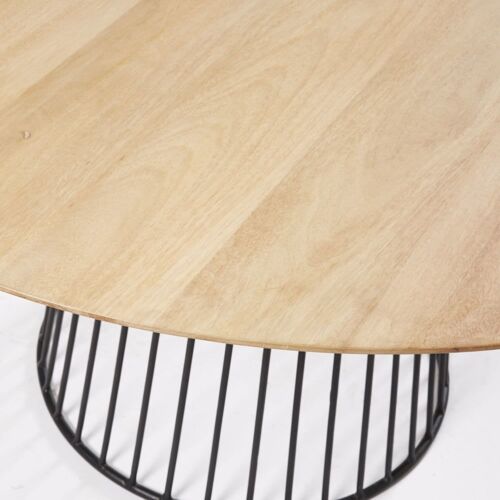 Table à manger ronde 4/6 personnes en manguier D140