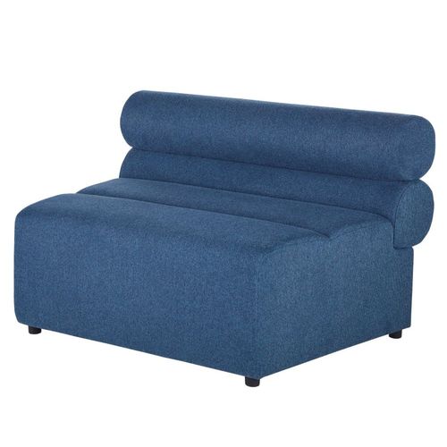 Chauffeuse Pour Canapé Modulable Professionnelle En Tissu Recyclé Bleu