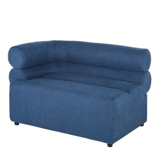 Angle Pour Canapé Modulable Professionnelle En Tissu Recyclé Bleu