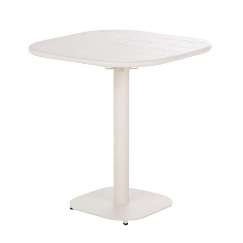 Table De Restaurant En Acier Coloris Argile 2 Personnes L70