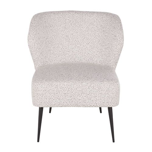 Fauteuil Professionnel En Polyester Recyclé Moucheté Noir Et Blanc