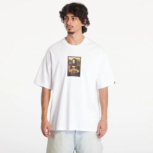 T-Shirt A Bathing Ape Art Print Relaxed Fit Short Sleeve Tee White S