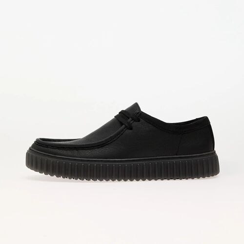 Baskets Clarks Torhill Lo Black Leather Eur 44.5