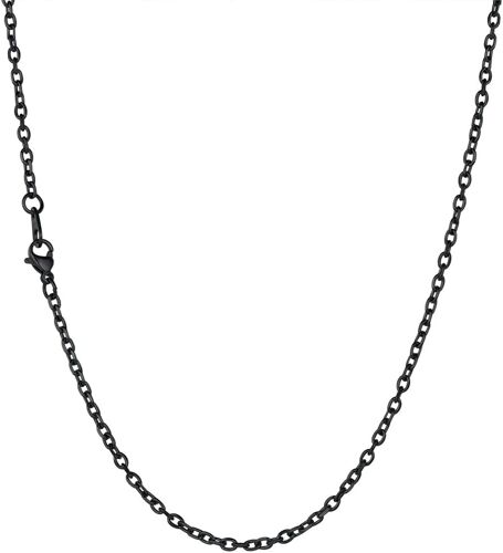 Kal-Chaîne Acier Inoxydable Homme Femme Garçon Collier Chaines Maille Rolo 3 Mm/5 Mm/7 Mm/9 Mm/12 Mm,Taille 45 Cm-75 Cm,Argenté/Or/Noir,Bijoux Cadeaux Pour Unisex (Boîte Cadeau)