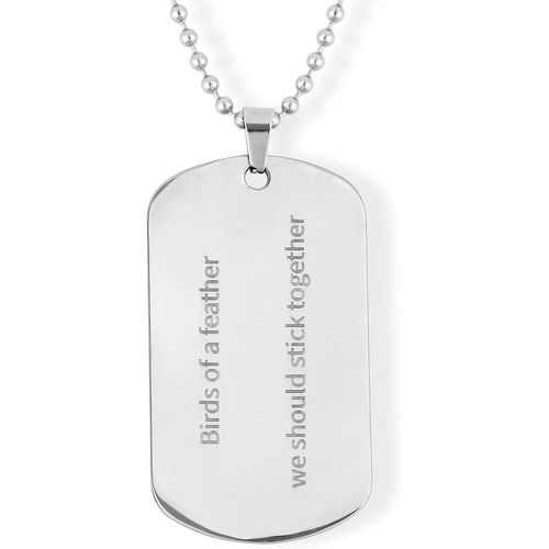 Jum-Collier Birds Of A Feather,Produit Inspiré De L'album De Chanteur En Acier Inoxydable Avec Pendentif Tendance En Flanelle Bijoux Cadeaux Pour Les Fans De Concert
