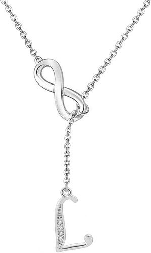 Kal-Collier Avec 26 Lettres Initiales Pour Femmes Et Filles, Collier Personnalisé Pour Femme Petite Amie Meilleure Amie Soeur Anniversaire Cadeaux De Noël