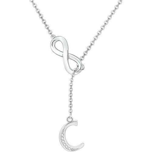 Collier Avec 26 Lettres Initiales Pour Femmes Et Filles,Collier Personnalisé Pour Femme Petite Amie Meilleure Amie Soeur Anniversaire Cadeaux De Noël