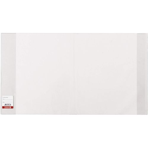 Fontaine 104026703 Livre-, Manche Enveloppe/Protège-Livres, Hauteur 26,7 Cm, 54,5 X 26,7 Cm, Avec Protection Des Bords) Transparent