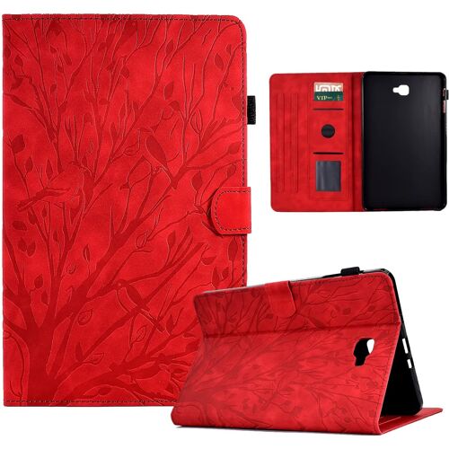 ELVORIX-Coque pour Samsung Galaxy Tab A 10.1'' 2016 (A6) Housse SM-T580/T585 Étui à Rabat et Portefeuille Case avec Fonction Support et Poche Cartes, Pochette Coque de Protection Galaxy Tab A6 10.1