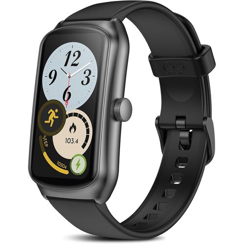 Kal-Tracker De Fitness Pour Homme Et Femme -1,58"" -Avec Moniteur De Fréquence Cardiaque -Suivi D'activité, Podomètre, Compteur De Calories -Étanche Ip68 -Pour Ios Et Android