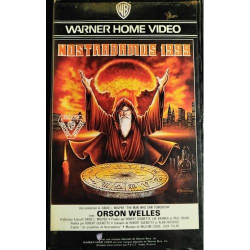 Vhs Nostradamus 1999 Orson Welles "The Man Who Saw Tomorrow "