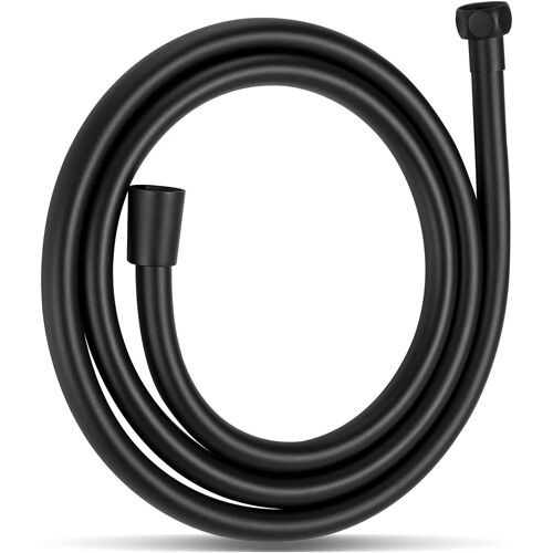 KALANKA-Flexible de Douche 1.2m, PVC Tuyau de Douche, Noir Mat