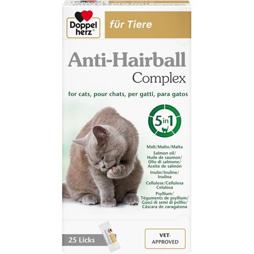Kalanka-Anti-Hairball Complex Pour Chats ¿ Contient Des Fibres Et Des Huiles Précieuses Pour Faciliter La Digestion Des Boules De Poils ¿ 25 Licks Crémeux