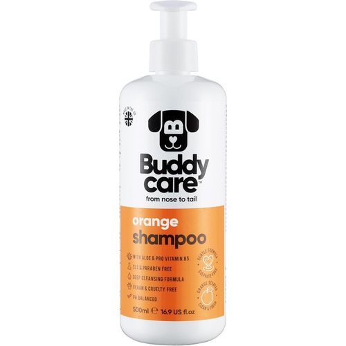 Kalanka-Shampooing Pour Chien À L'orange Par - Shampooing Nettoyant En Profondeur Pour Chiens - Parfum Fruité - Avec Aloe Vera Et Pro-Vitamine B5 (500ml)