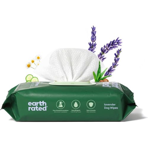 Jfkjg-Lingettes Hypoallergéniques Pour Chiens, Nettoyantes Et Anti-Odeurs, Pour Pattes, Corps Et Arrière-Train, Parfaites Pour Chiots Et Chiens Adultes, Parfum Lavande, 100 Lingettes
