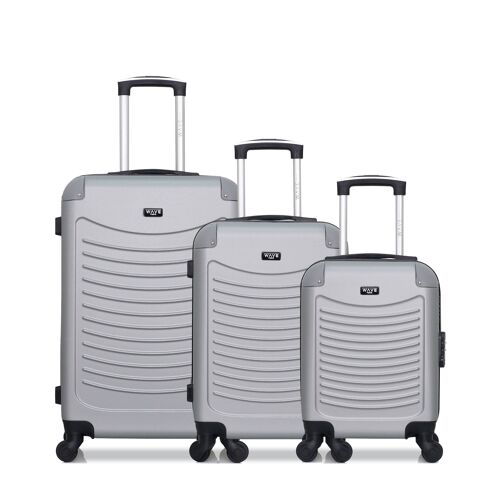 WAVE PARIS - Lot de 3 - Valise Weekend, valise cabine et valise cabine XXS CONGO