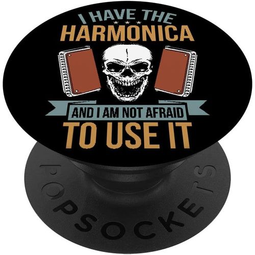 Kalanka-Harmonica Musicien ¿ Baladeur D'harmonica Amusant Popsockets Popgrip Interchangeable