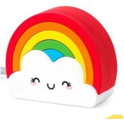 Legami - Portable Charger, My Super Power, Rechargeable Battery, 9 X 10.6 Cm, Tema Rainbow, Usb/Micro Usb Charging Cable For Power Bank Included In 4 Hours, Capacity 4800 Mah