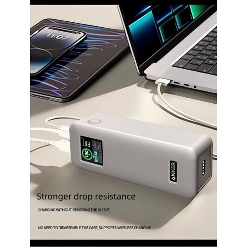 Coque Compatible Avec Anker Prime 27650mah 250w Power Bank,Étanche À La Poussière,Anti-Chute,Silicone Étui De Protection Compatible Avec Anker Prime 27650mah 250w Power Bank. Noir