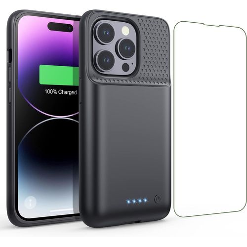 Coque Batterie Pour Iphone 14 Pro (6,1 Pouces) 7200mah Rechargeable Batterie Externe Puissante Power Bank Chargeur Portable Étui Housse Batterie De Coques D'alimentation Pour Iphon[Bat950803]