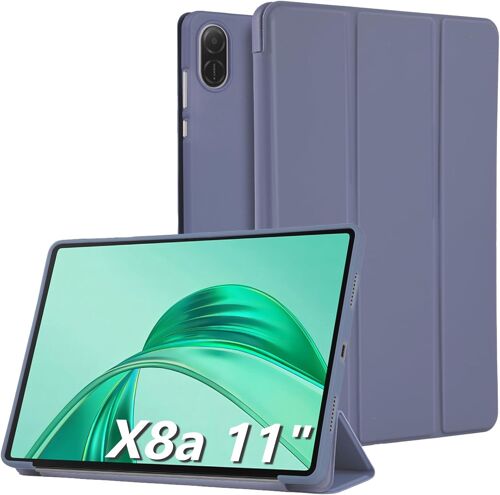 ELVORIX-Étui compatible pour Honor Pad X8a 11 pouces, slim Folio support Trifold Tablet étui, violet clair