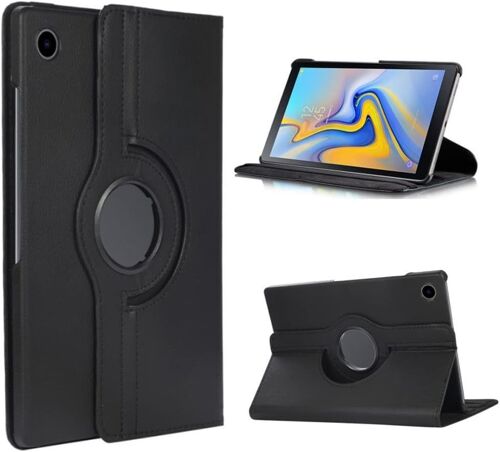 Étui Rotatif Pour Tablette Samsung Galaxy Tab A8 10.5 2021 Sm-X200/Sm-X205 Noir, 360 ° Rotatif Vertical Boîtier Horizontal