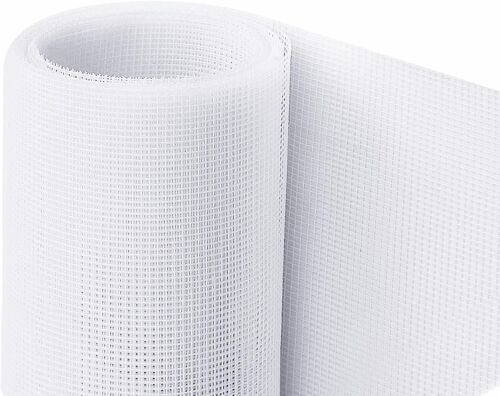 KALANKA-DIY Moustiquaire Fenêtre, Rouleau Moustiquaire 1.2 x 2.5 m, Anti Mouche, Filet en Maille Fine Stop Insecte pour Porte de Balcon, Jardin, Découpable & Indéchirable, Blanc