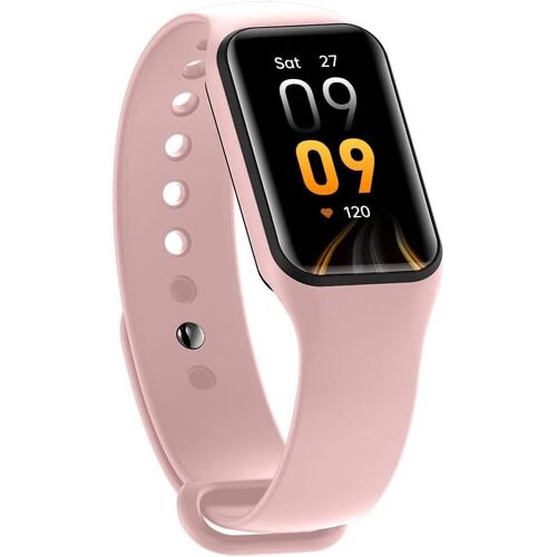 KAL-Montre Connectée -Smartwatch Sport -24 Modes D'Entraînement -Notifications Intelligentes -Moniteur Fréquence Cardiaque & Sommeil -Calendrier Menstruel -Étanche Ip68 -Bracelet Rose