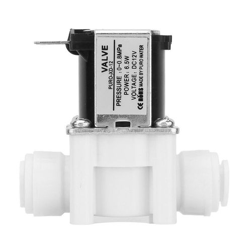 1 électrovanne électrique en plastique DC 12 V DC à connexion rapide, normalement fermée¿