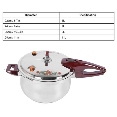 Autocuiseur à induction Autocuiseur de cuisinière Protections multiples en acier inoxydable