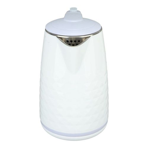 Théière électrique double couche en acier inoxydable 2000 W 2 L Prise UE 220 V Blanc
