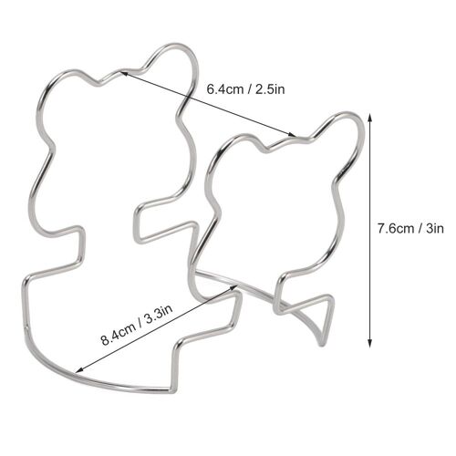 Support de sac à café filtre en acier inoxydable 304, support de sac à filtre à café en poudre F