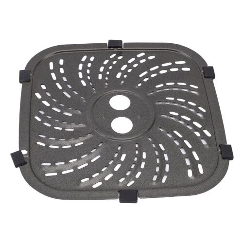 Plaque de grille de friteuse, répartition uniforme de la chaleur, friteuse robuste en acier inoxydable et antirouille