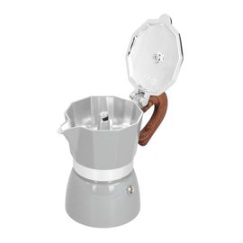 Cafetière Octogonale En Aluminium Pratique De 150 Ml Pour La Maison