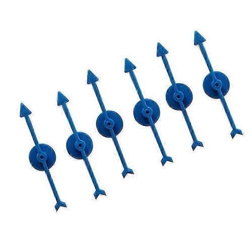 Lot De 6 Flèches Rotatives En Plastique De 10 Cm, Accessoires Pour Jeux De Société Et Jouets Pour Enfants-Bleu