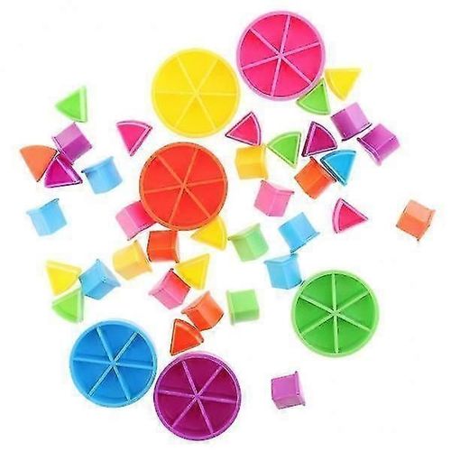 Lot De 5 Pièces De 42 Pièces De Jeu Trivial Pursuit, Quartiers De Tarte Pour Fractions Mathématiques