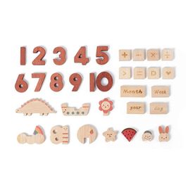 Jeu De Cognition Numérique Jeu De Mots D'orthographe En Bois Jeu D'orthographe Activités D'apprentissage Préscolaire Pour Les Tout-Petits-Numérique