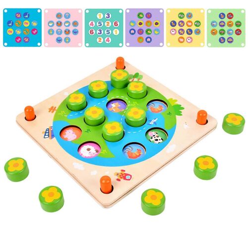 Jeu De Mémoire Interactif, Jeu De Correspondance, Casse-Tête Pour Le Développement Du Cerveau De Bébé, Outils Pédagogiques Pour La Maternelle