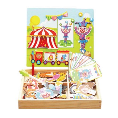 Livre Magnétique, Jeu De Réflexion Portable, Jeu De Simulation, Jeu De Table, Forme Assortie, Pour Enfants Créatifs, Cadeau Pour La Fête Des Enfants-10
