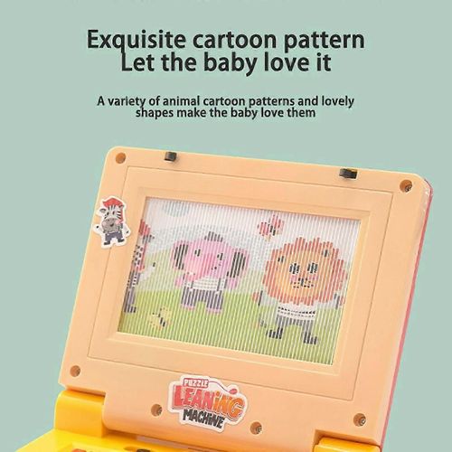 Ordinateur Portable Éducatif Et Bilingue 2023 - Jouet Pour Enfants Avec Activités Pour Apprendre Les Mathématiques, La Dactylographie, La Logique, La Lecture De L'heure, Jouer À Des Jeux-Rose